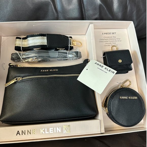 Anne Klein 5 Piece Gift Set, Black - Picture 1 of 5